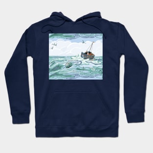 The Sailor and the Sea Hoodie